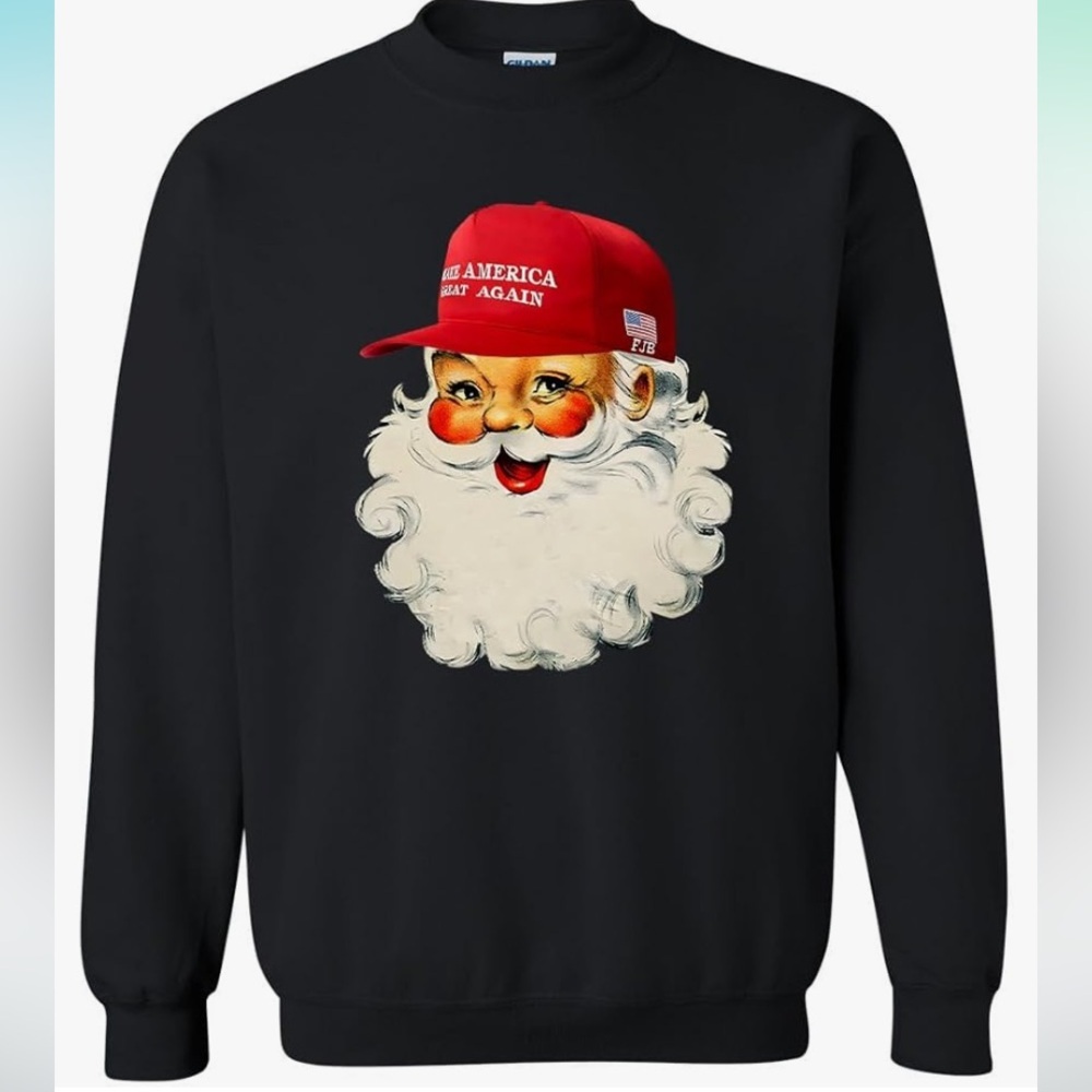 Maga Santa Make America Great All Over Again T-Shirt. 3XL
